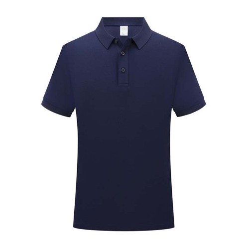 Solid-color casual fashion polo shirt for men and women