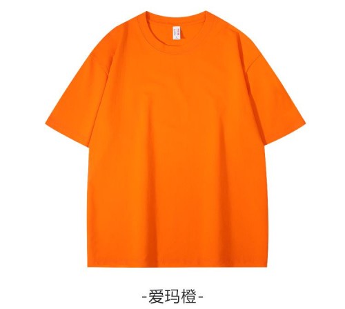220g cool cotton t-shirt round neckline and short sleeves t shirt