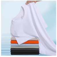 220g cool cotton t-shirt round neckline and short sleeves t shirt