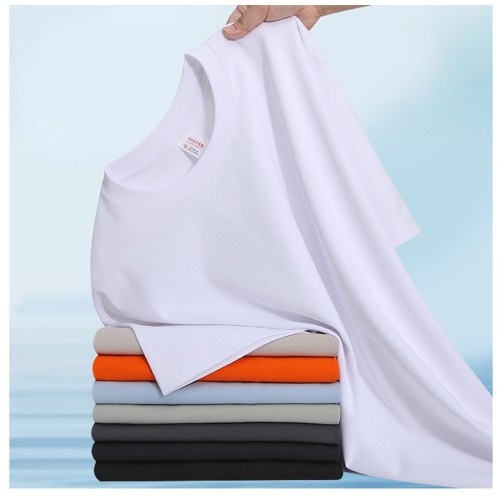 220g cool cotton t-shirt round neckline and short sleeves t shirt