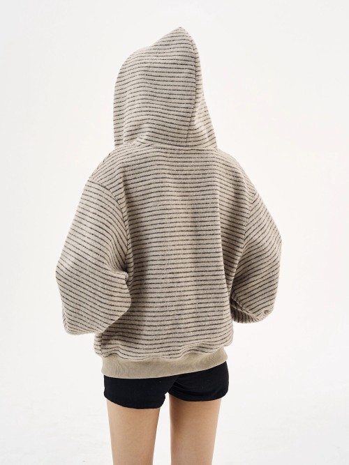 Unisex Casual and Trendy Top stripe hoodies