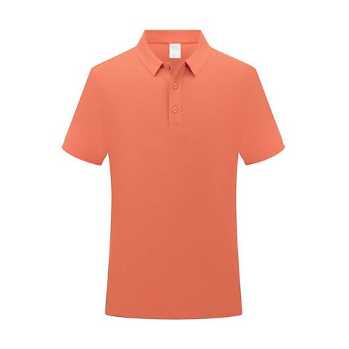 Solid-color casual fashion polo shirt for men and women