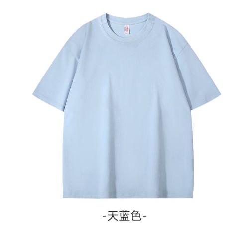 220g cool cotton t-shirt round neckline and short sleeves t shirt