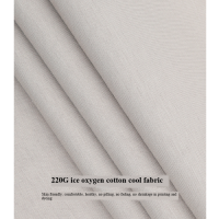 220g cool cotton t-shirt round neckline and short sleeves t shirt